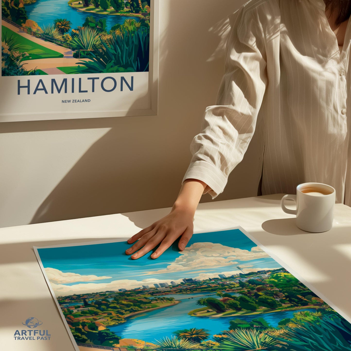Hamilton Poster - New Zealand Wall Art