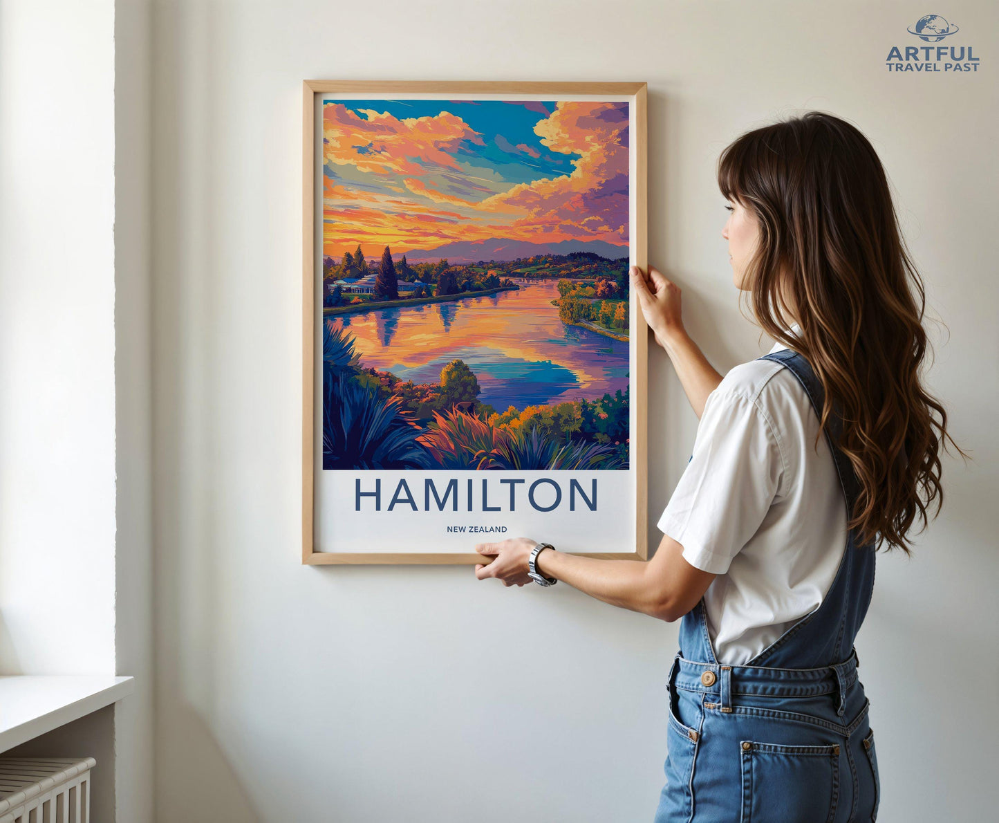 Hamilton Poster - New Zealand Wall Art