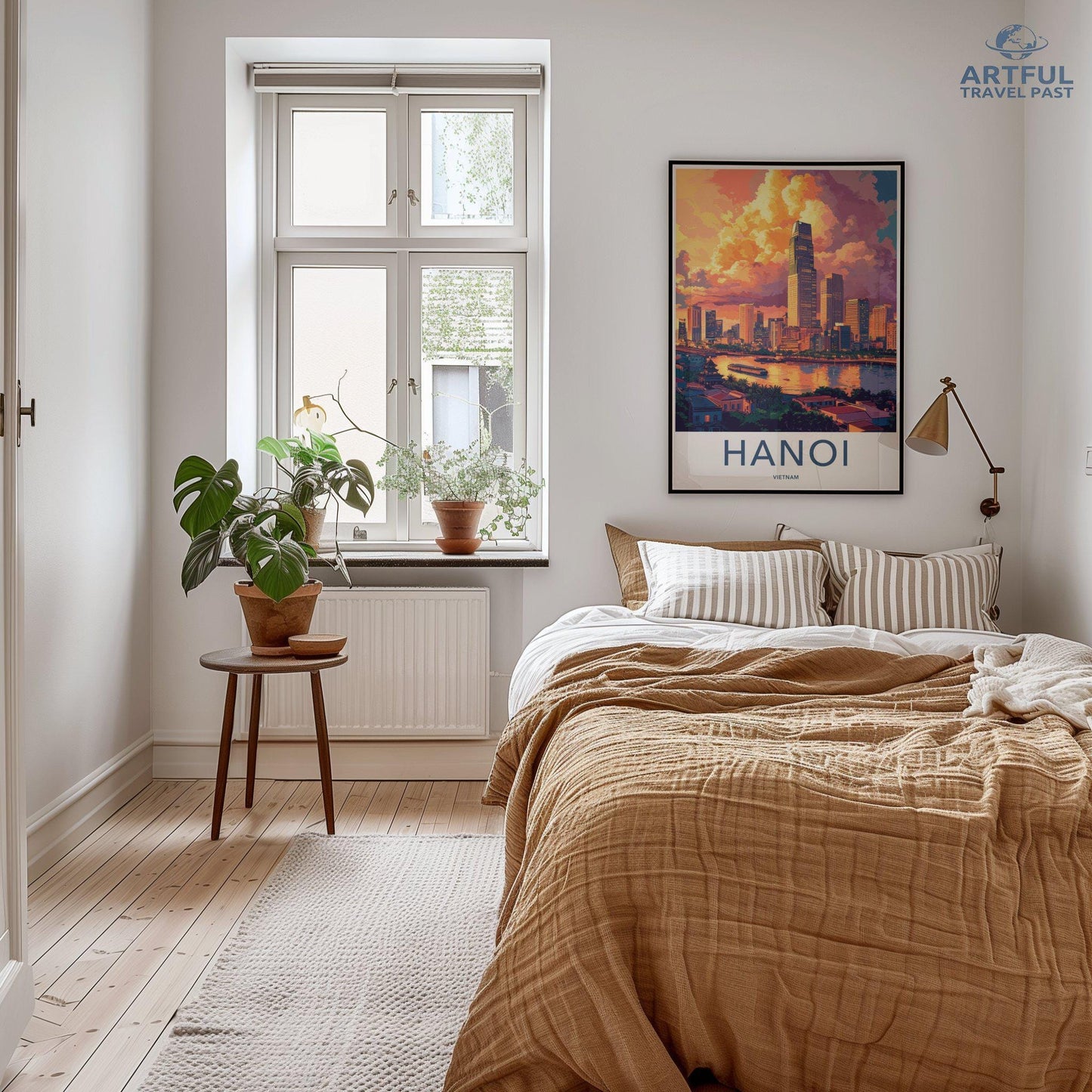 Hanoi Poster | Vietnam Wall Art | Asia Decor