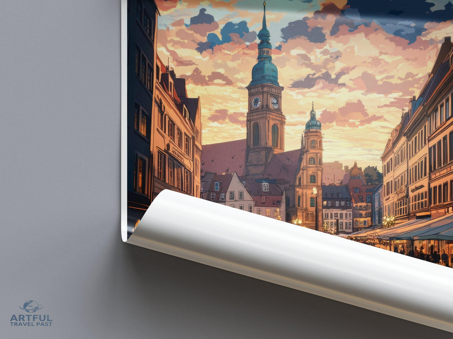 Hanover Poster | Germany Wall Art | Europe Decor
