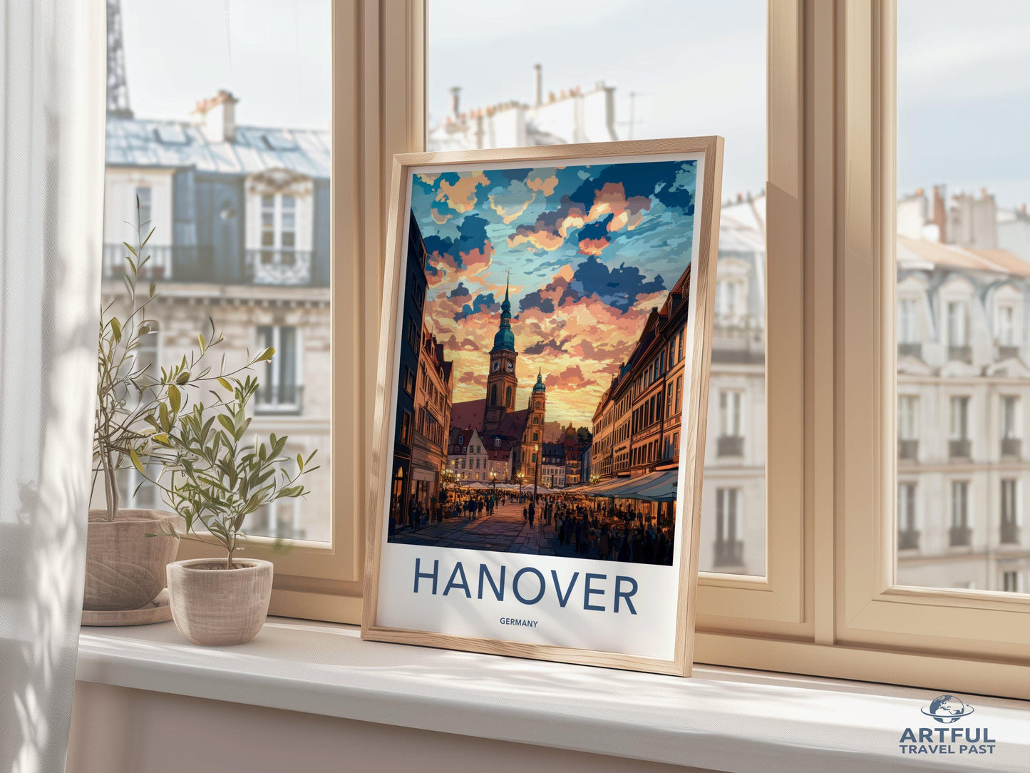 Hanover Poster | Germany Wall Art | Europe Decor