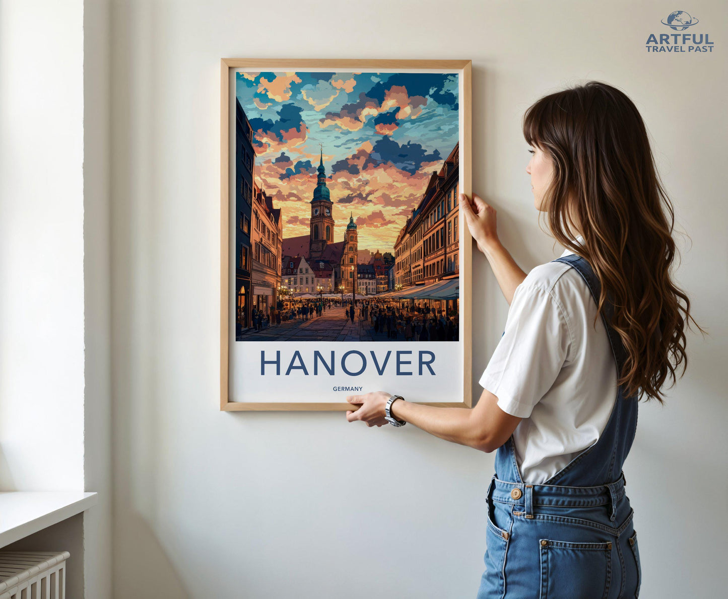 Hanover Poster | Germany Wall Art | Europe Decor