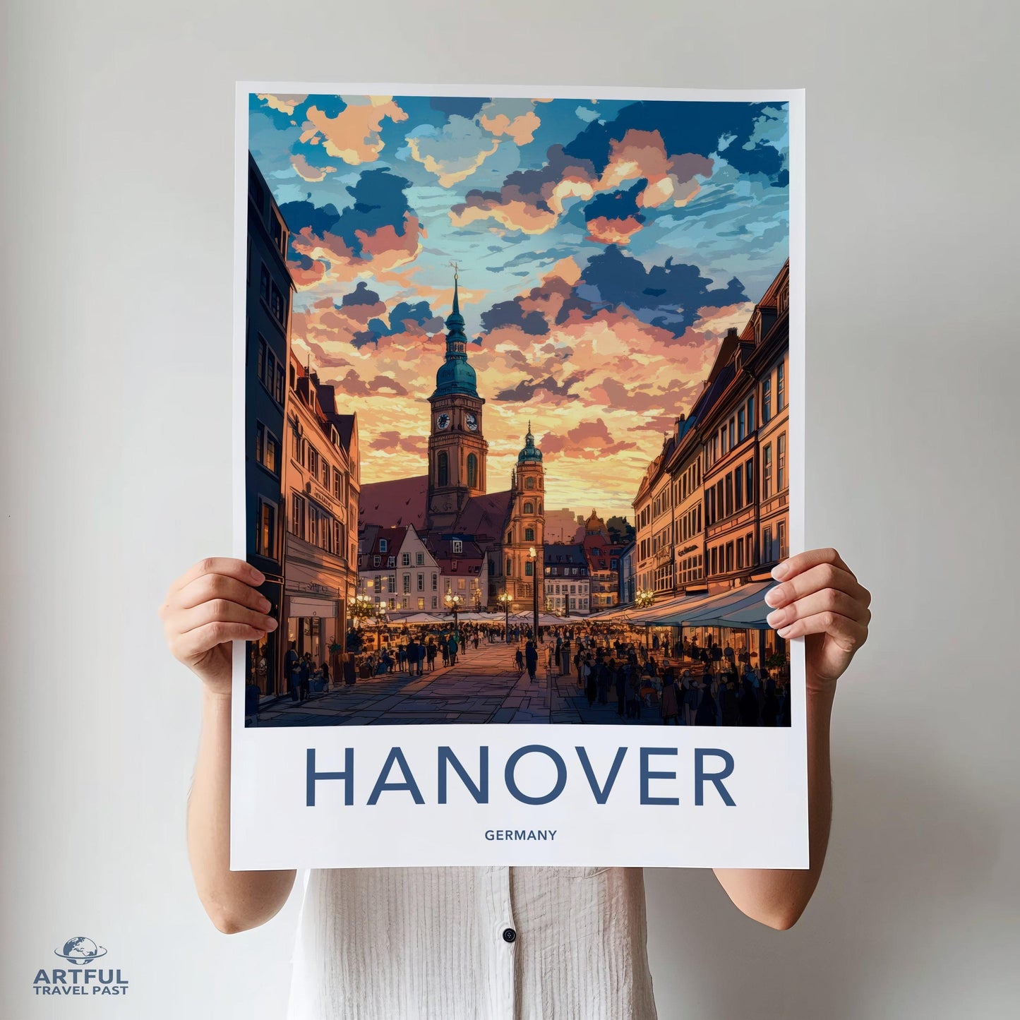 Hanover Poster | Germany Wall Art | Europe Decor