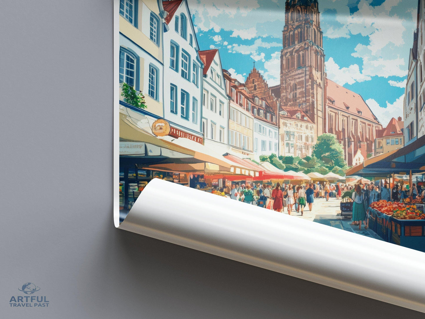 Hanover Poster | Germany Wall Art | Europe Decor