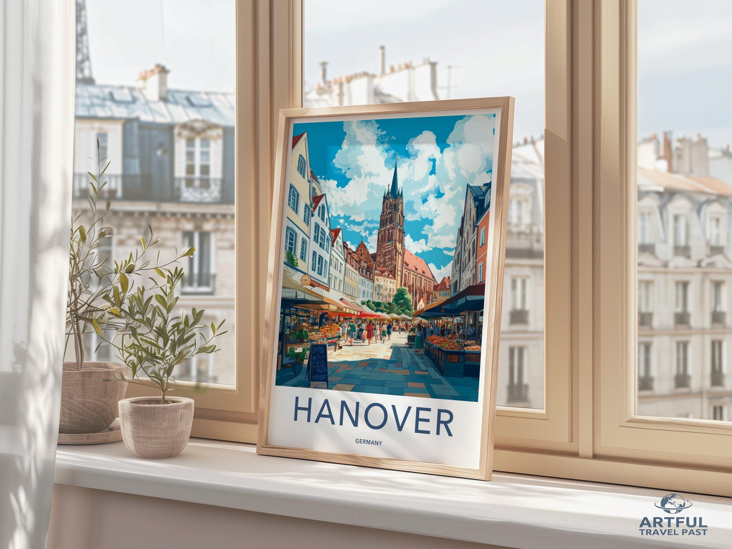 Hanover Poster | Germany Wall Art | Europe Decor