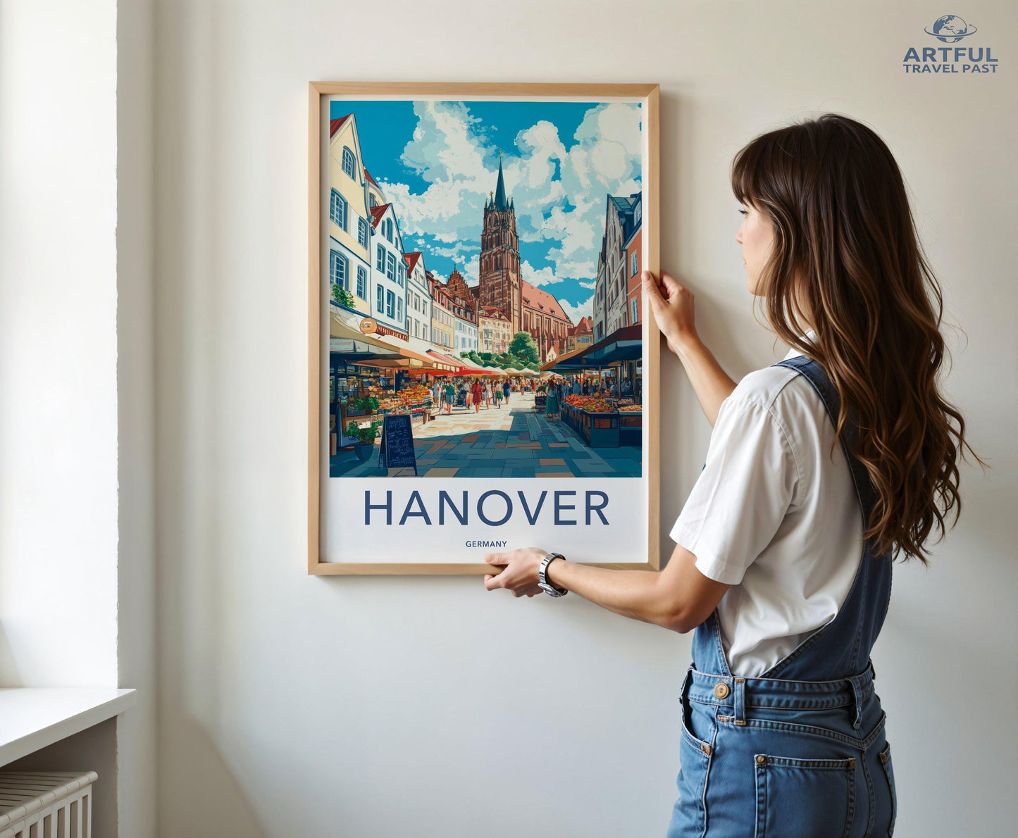Hanover Poster | Germany Wall Art | Europe Decor