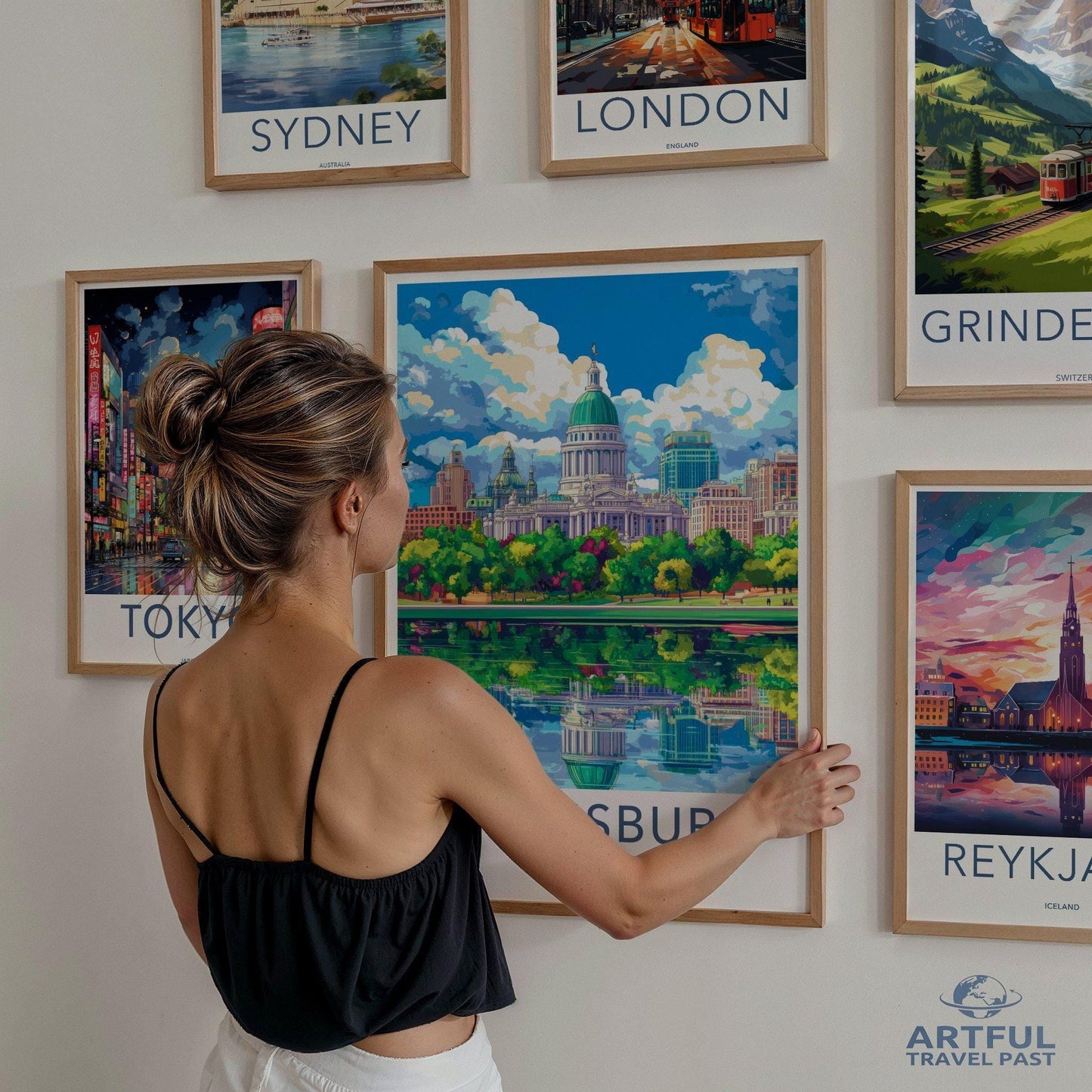 Harrisburg Poster - Pennsylvania Wall Art