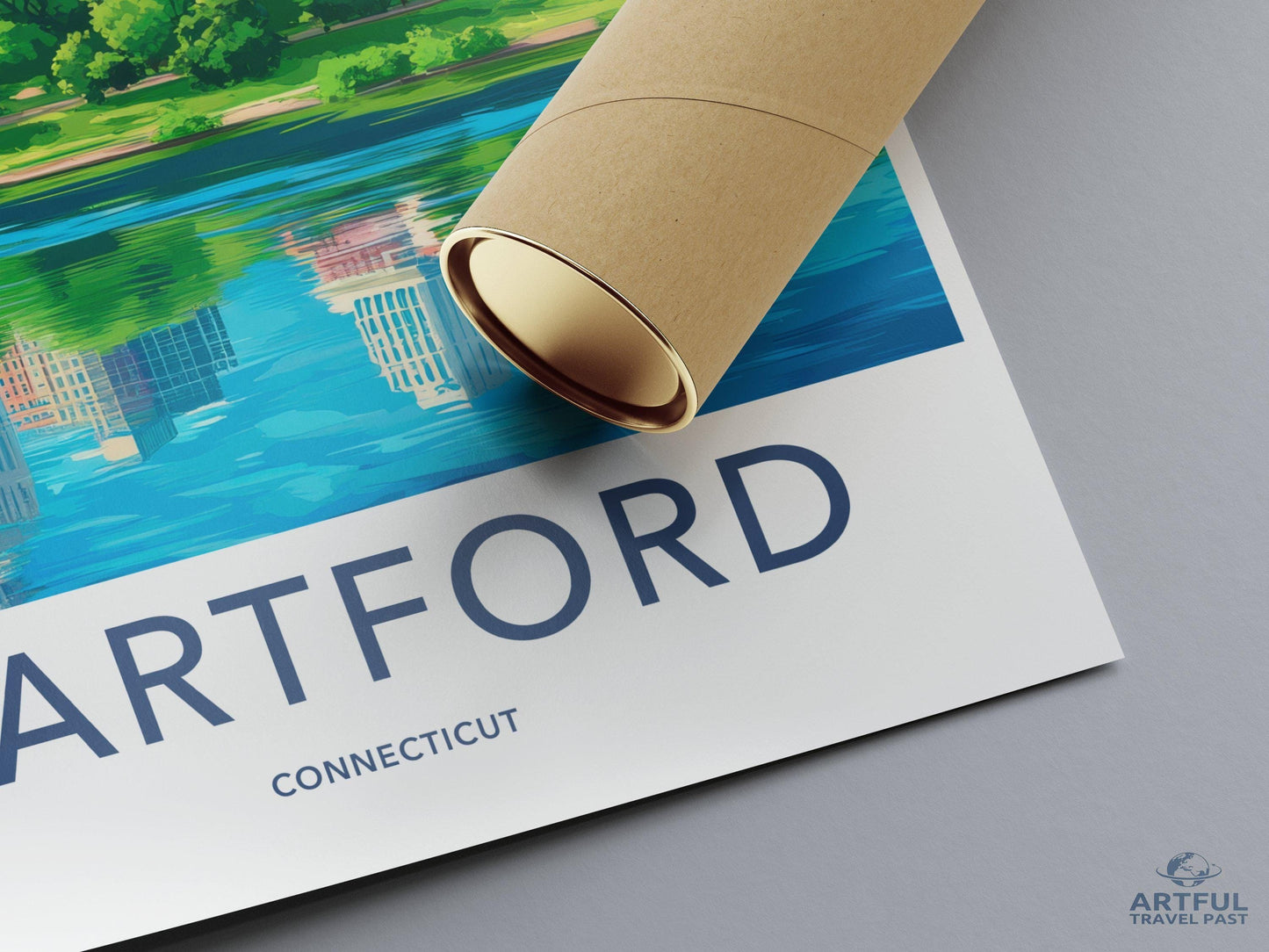 Hartford Poster - Connecticut Wall Art