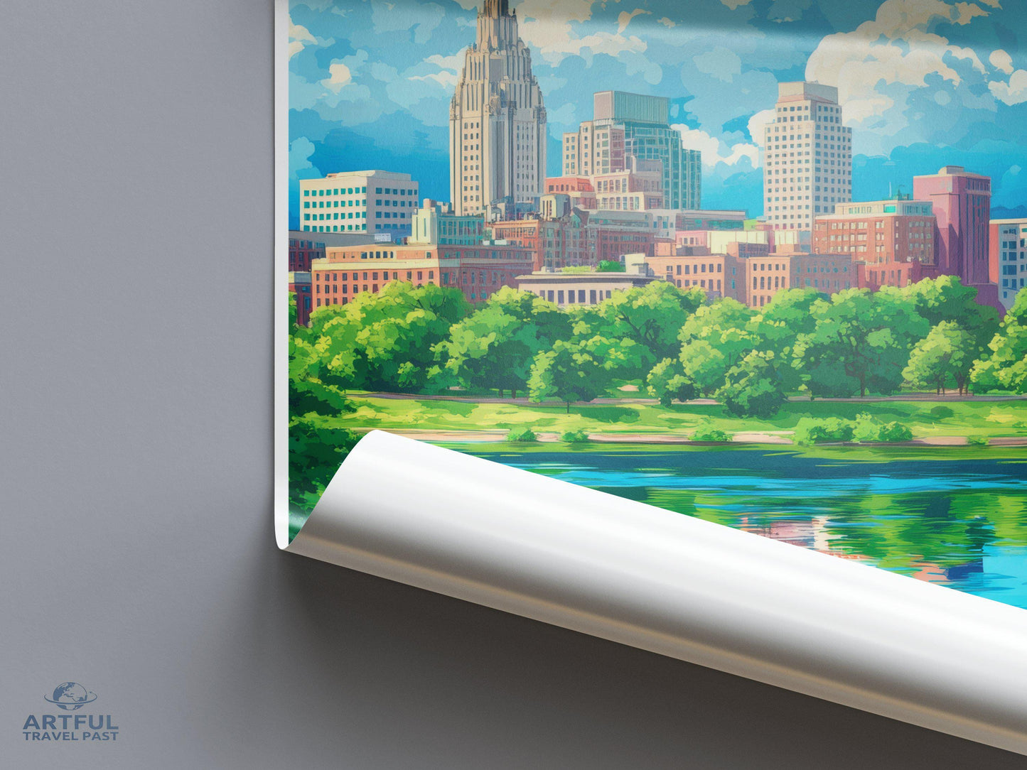 Hartford Poster - Connecticut Wall Art