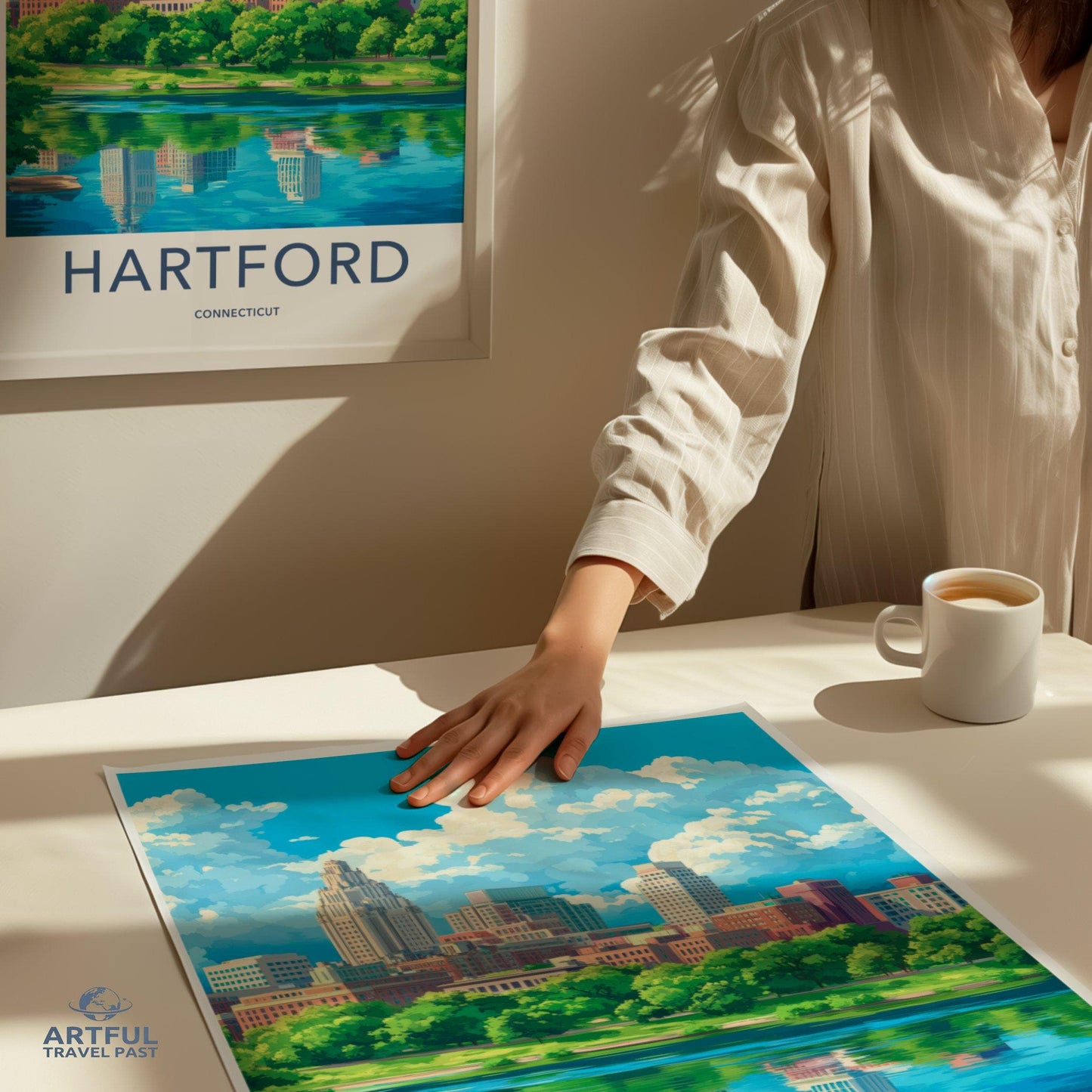 Hartford Poster - Connecticut Wall Art