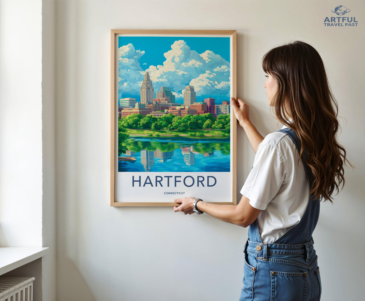Hartford Poster - Connecticut Wall Art