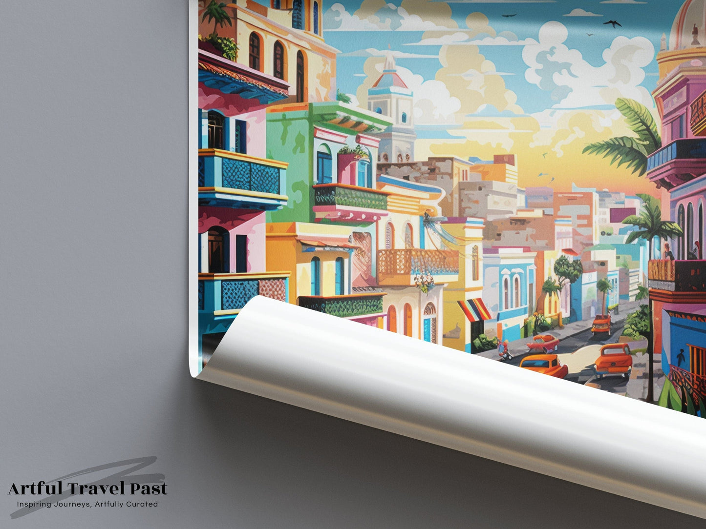 Havana Poster | Cuba Wall Art | Caribbean Decor