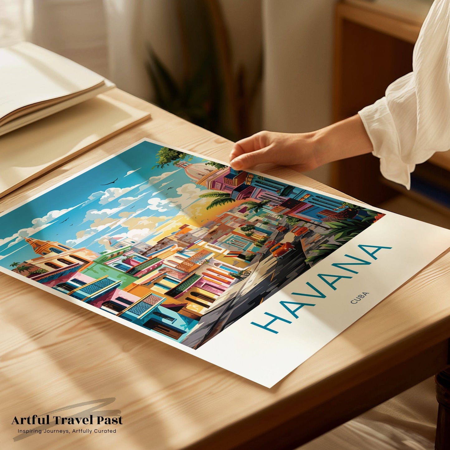 Havana Poster | Cuba Wall Art | Caribbean Decor