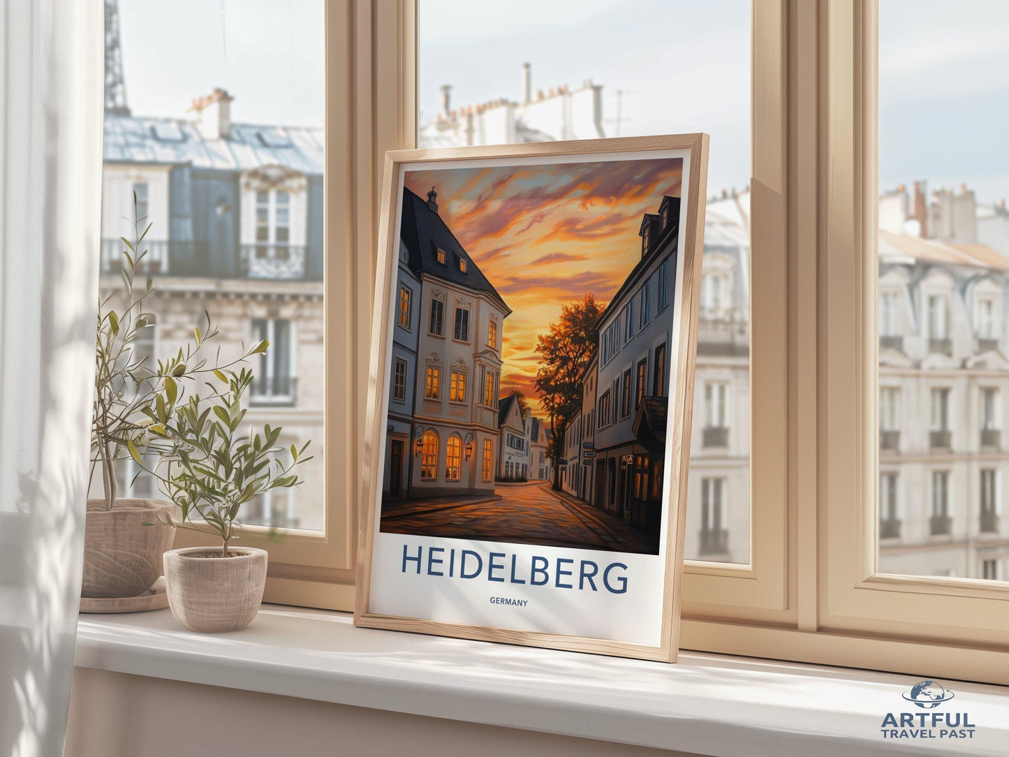 Heidelberg Poster | Germany Wall Art | Europe Decor