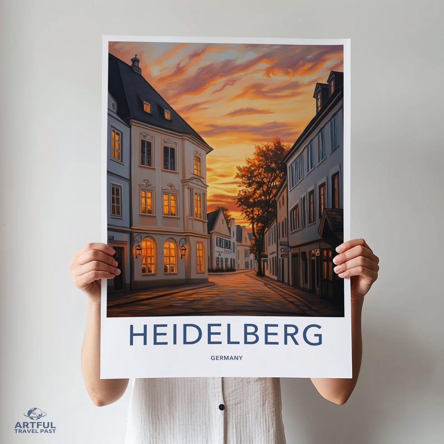 Heidelberg Poster | Germany Wall Art | Europe Decor