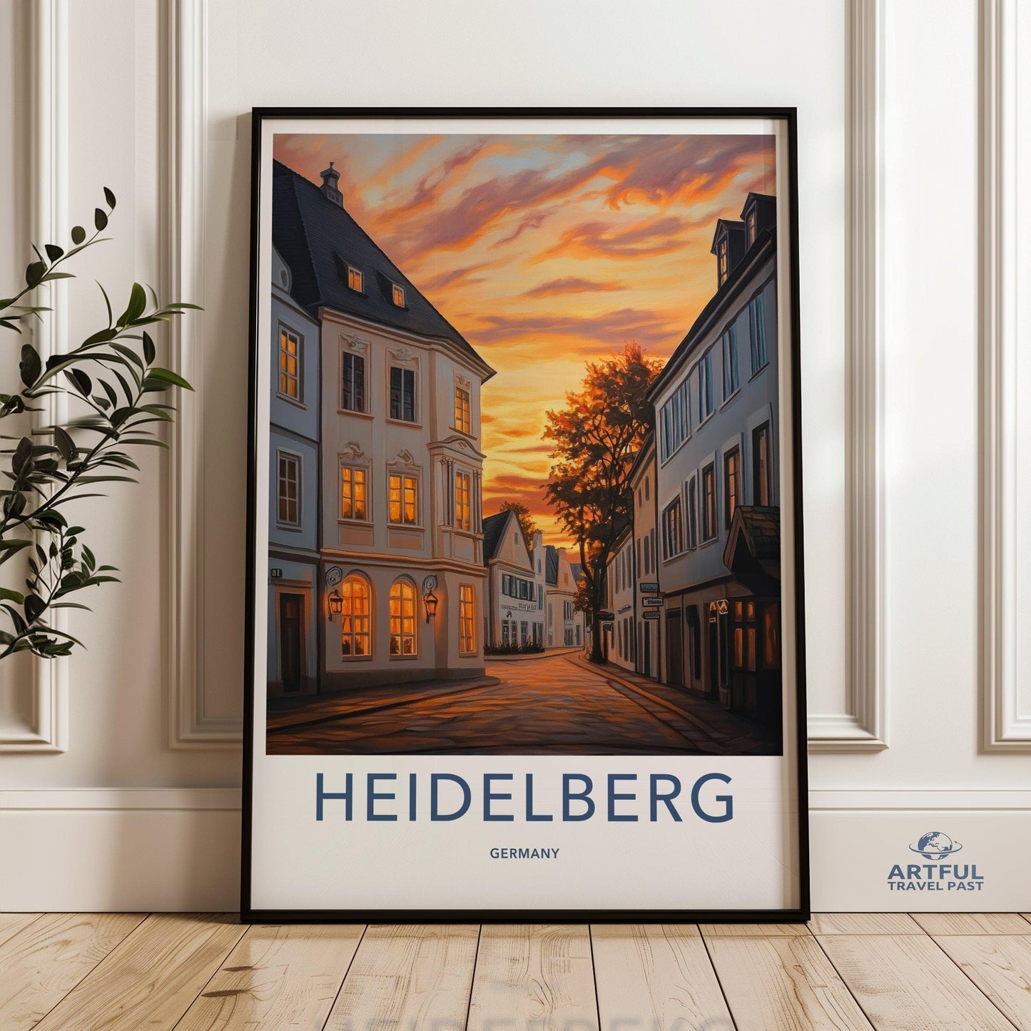 Heidelberg Poster | Germany Wall Art | Europe Decor
