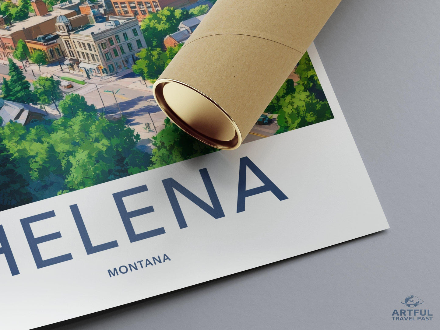 Helena Poster - Montana Wall Art