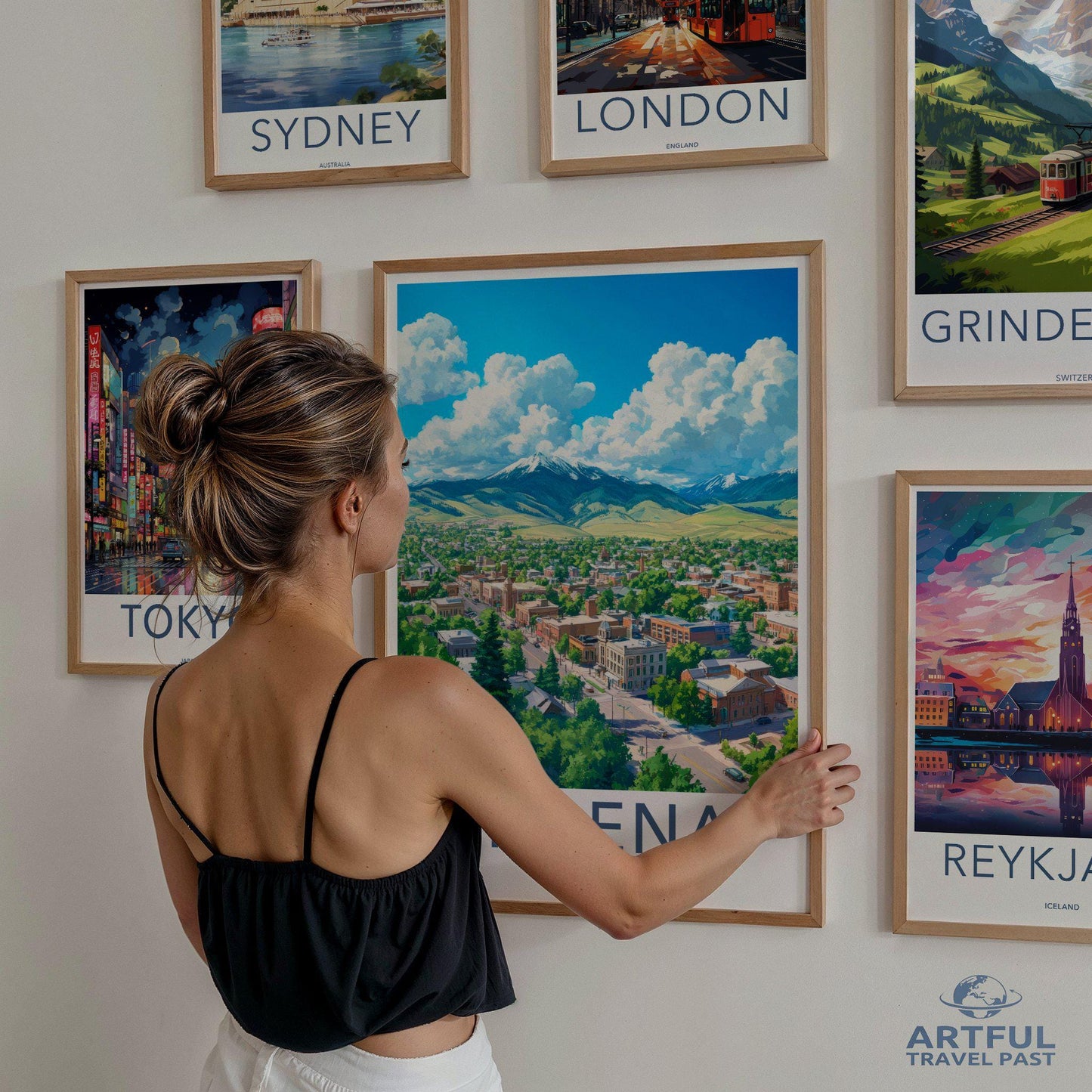 Helena Poster - Montana Wall Art