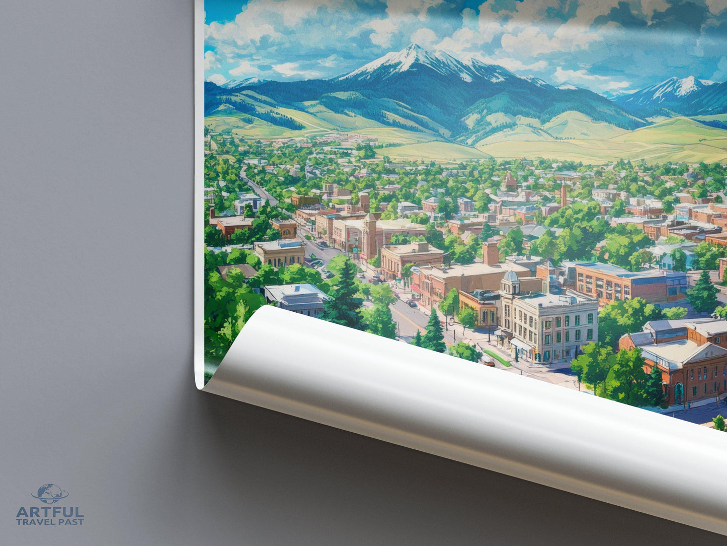 Helena Poster - Montana Wall Art
