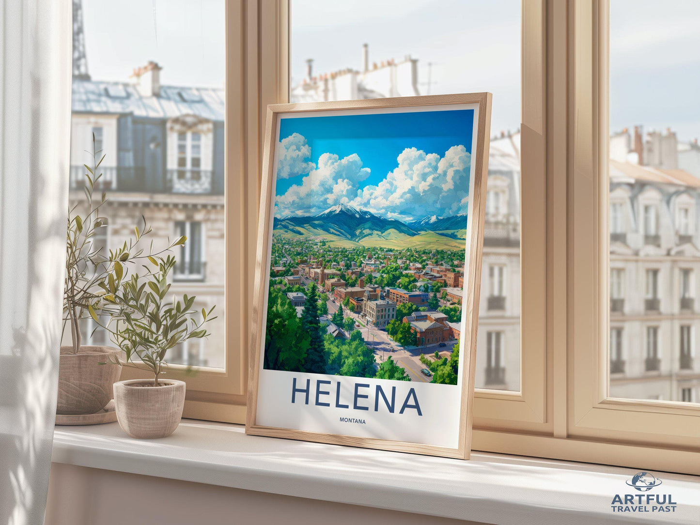 Helena Poster - Montana Wall Art