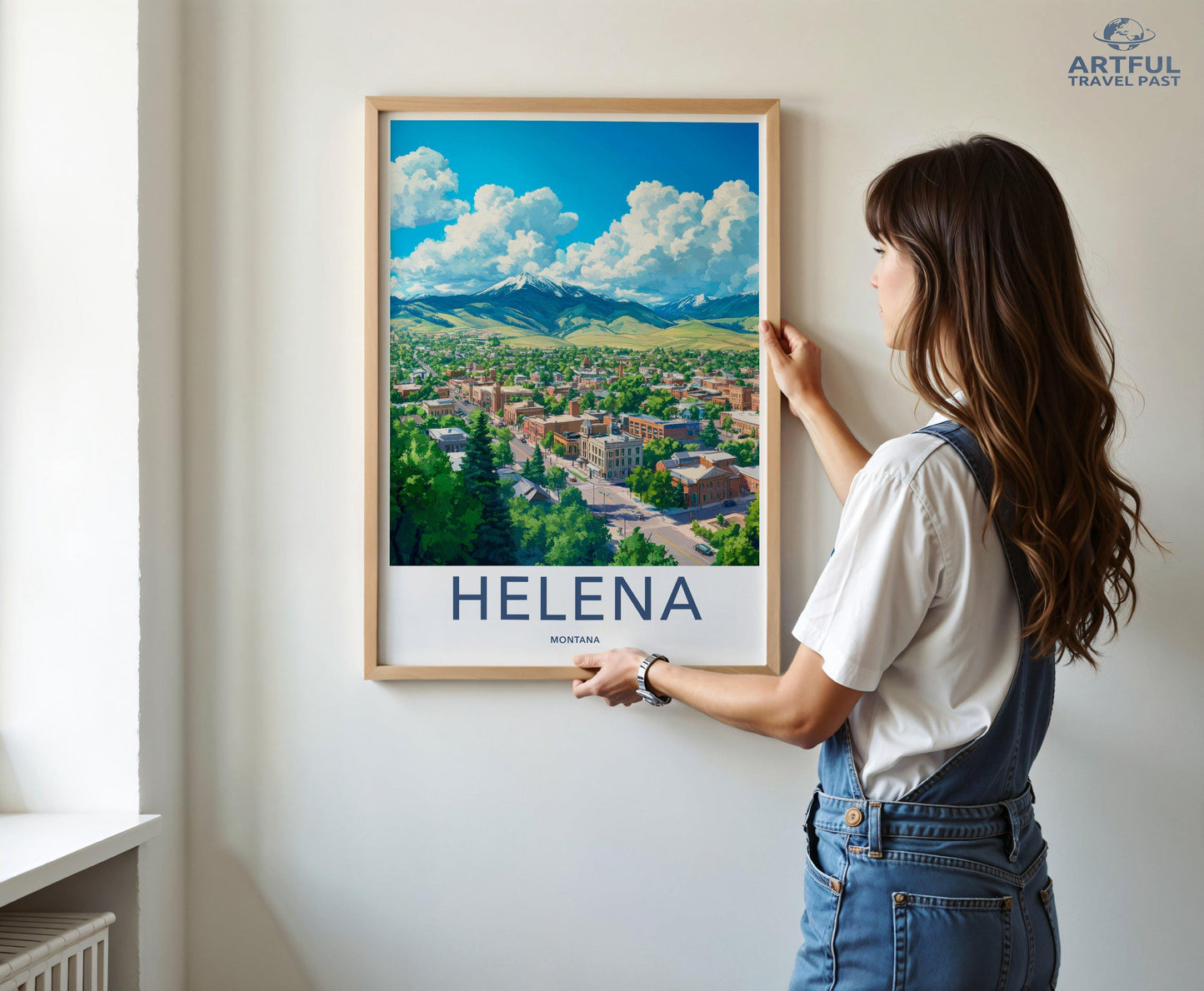 Helena Poster - Montana Wall Art