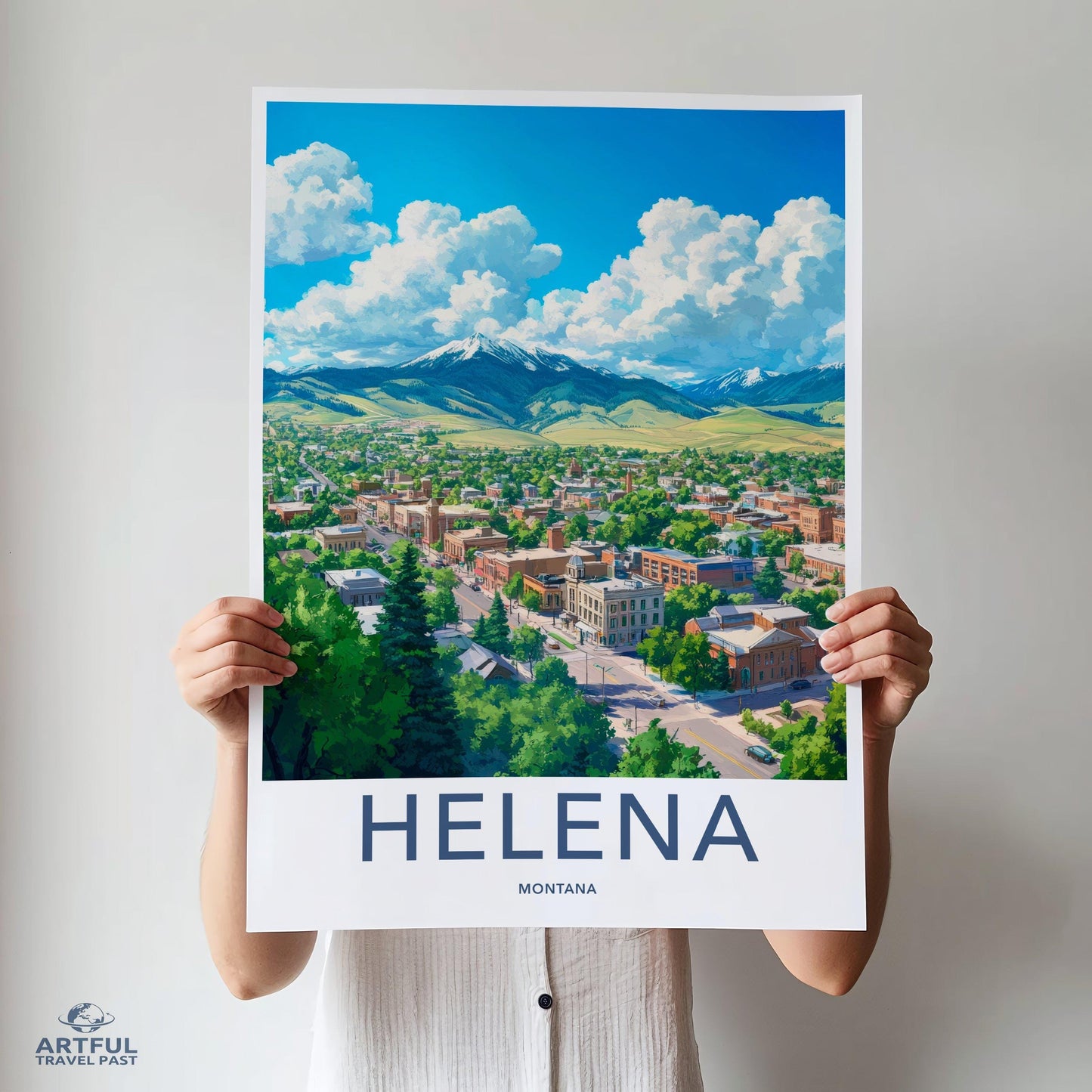 Helena Poster - Montana Wall Art