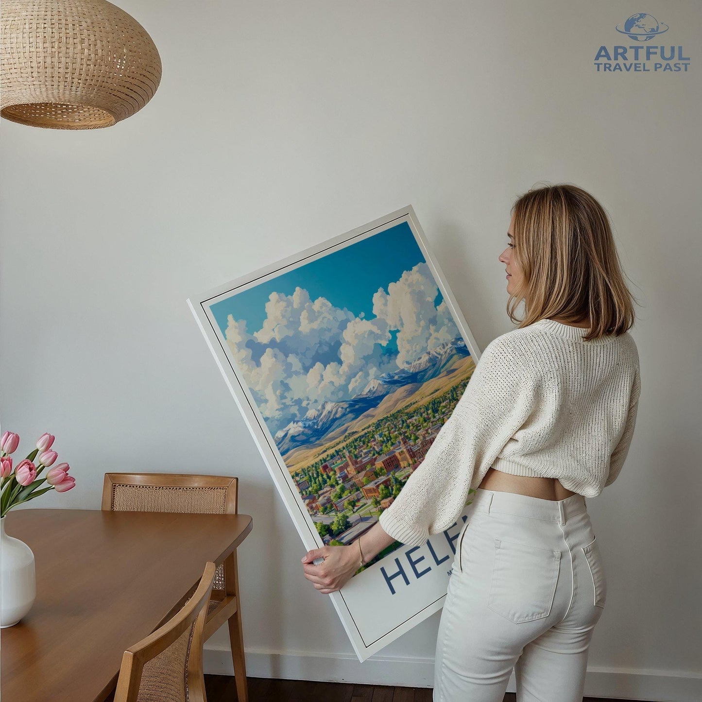 Helena Poster | Montana Wall Art | America Decor