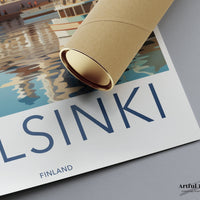 Helsinki Poster - Finland Wall Art