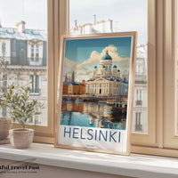 Helsinki Poster - Finland Wall Art