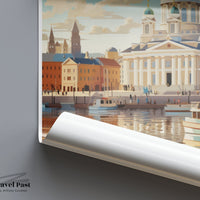 Helsinki Poster - Finland Wall Art