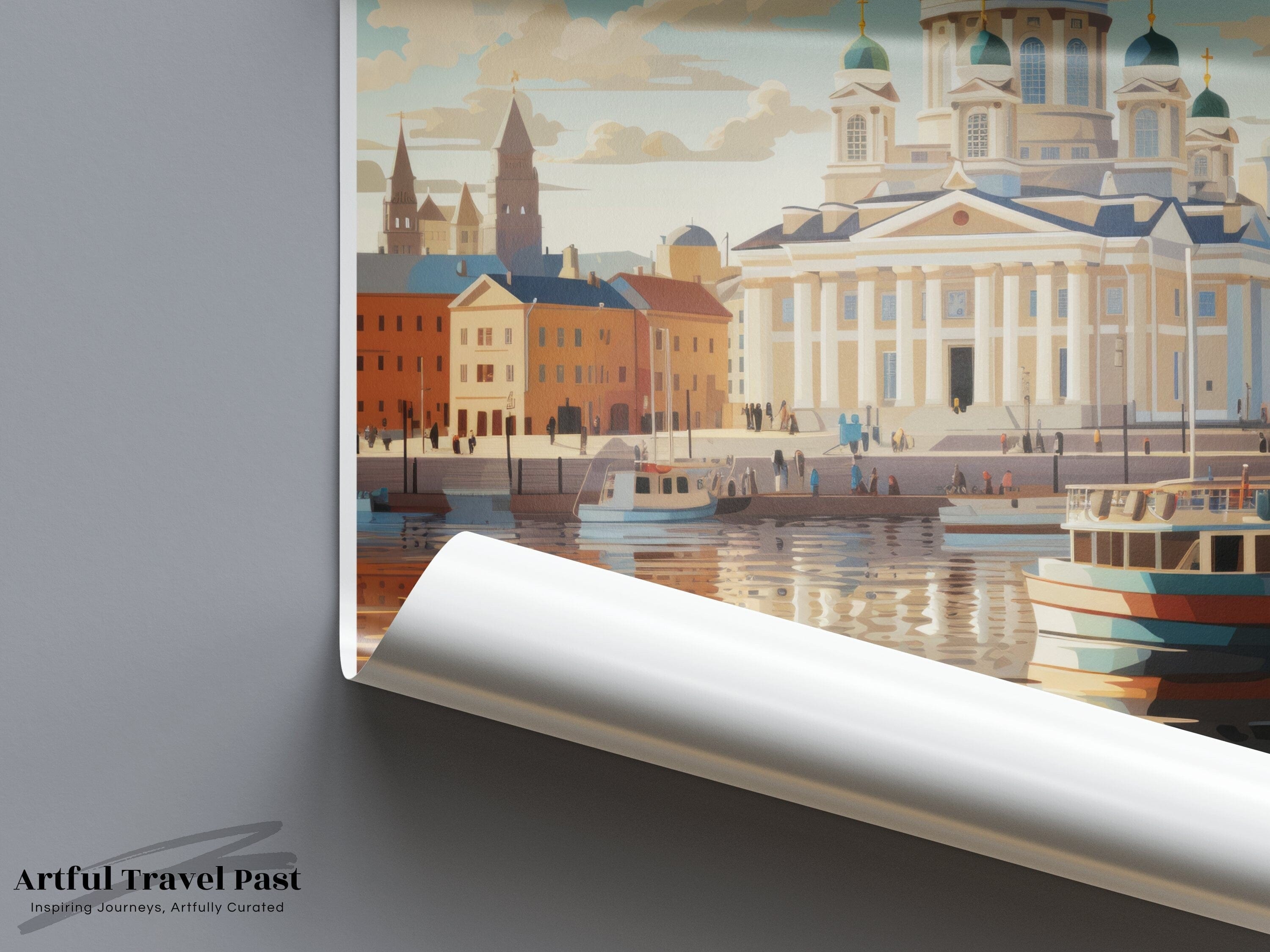 Helsinki Poster - Finland Wall Art