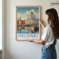 Helsinki Poster - Finland Wall Art