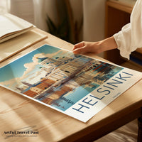 Helsinki Poster - Finland Wall Art