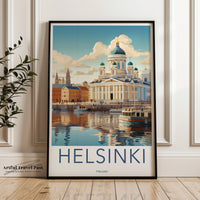 Helsinki Poster - Finland Wall Art