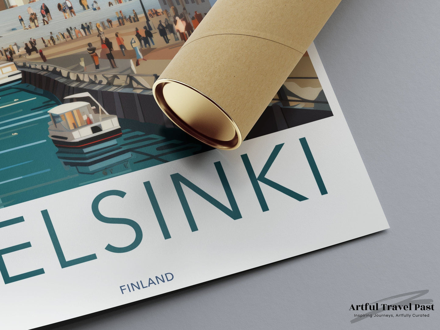 Helsinki Poster | Finland Wall Art | Scandinavia Decor