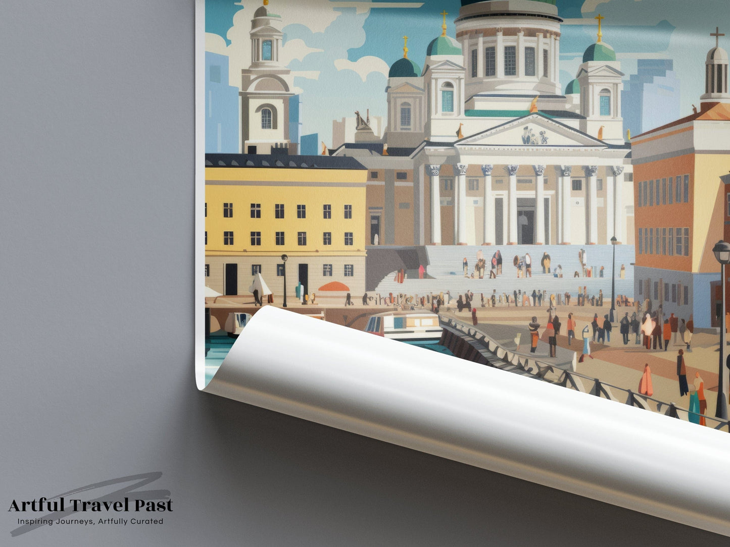 Helsinki Poster | Finland Wall Art | Scandinavia Decor