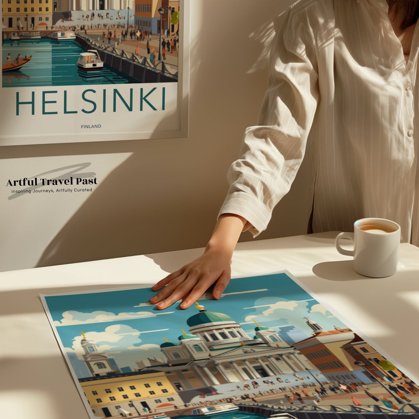 Helsinki Poster | Finland Wall Art | Scandinavia Decor