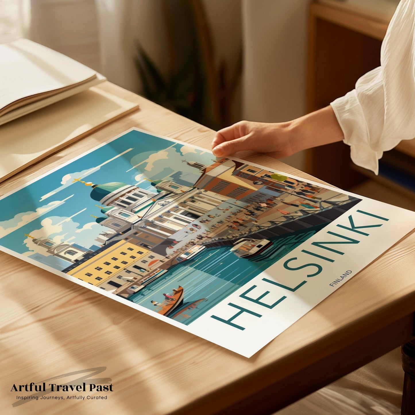 Helsinki Poster | Finland Wall Art | Scandinavia Decor
