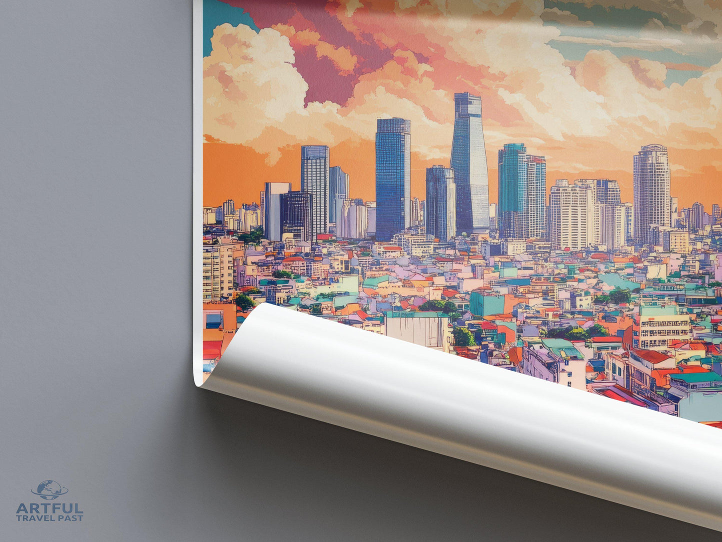 Ho Chi Minh City Poster - Vietnam Wall Art