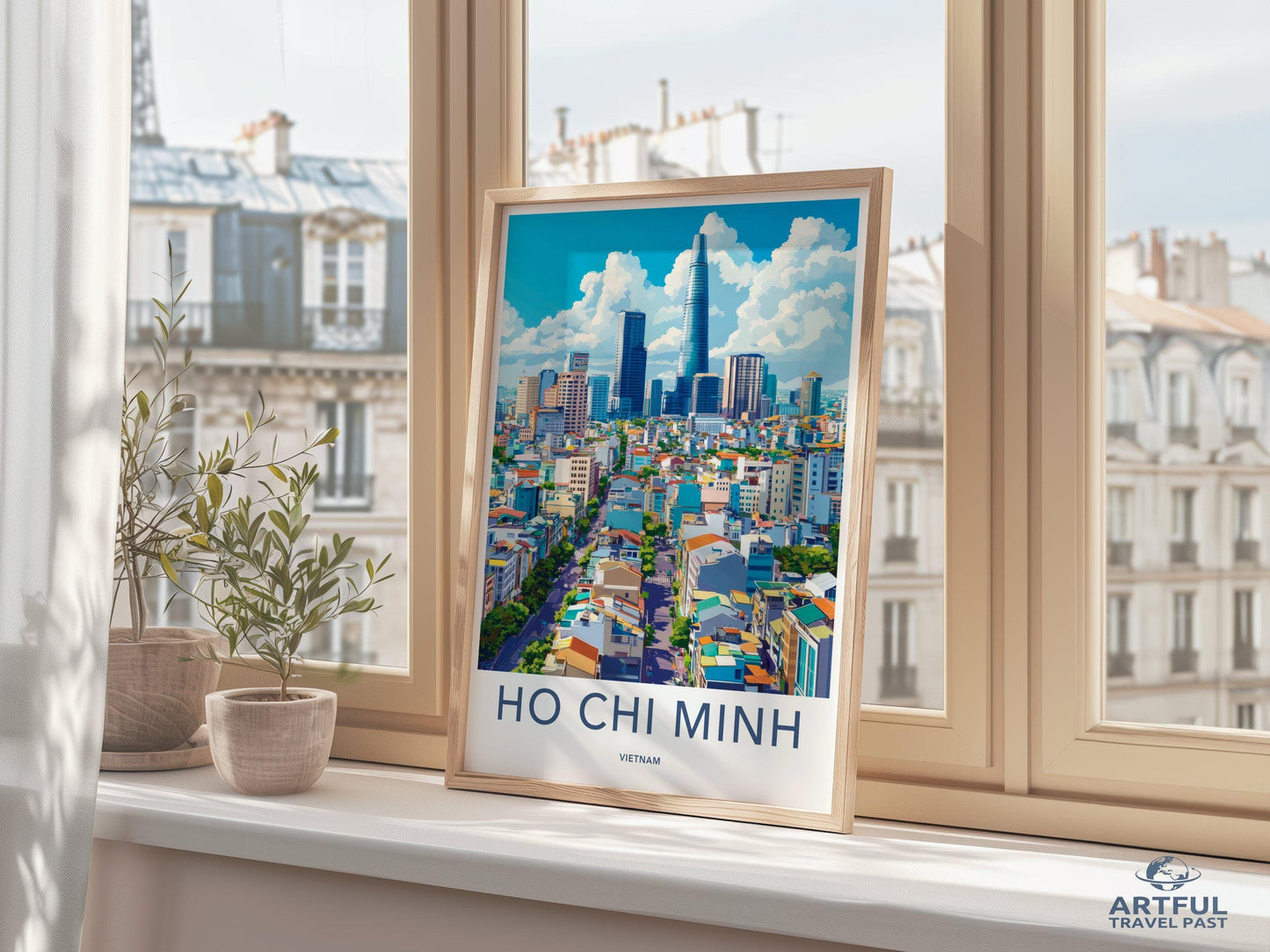 Ho Chi Minh City Poster - Vietnam Wall Art