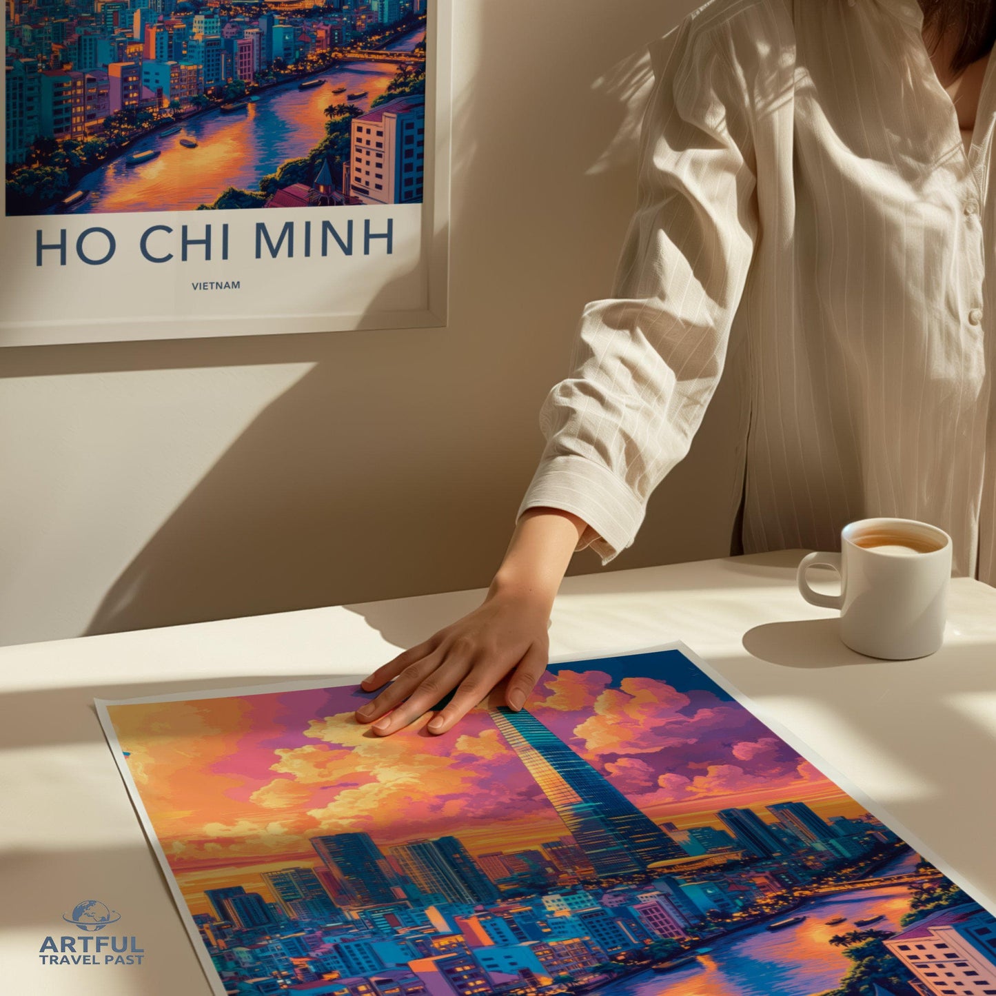 Ho Chi Minh City Poster | Vietnam Wall Art