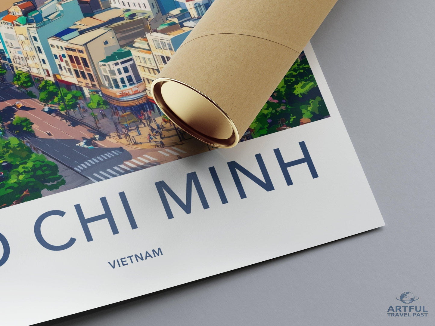 Ho Chi Minh City Poster | Vietnam Wall Art | Asia Decor