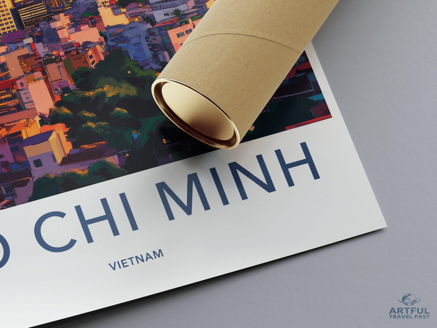 Ho Chi Minh City Poster | Vietnam Wall Art | Asia Decor