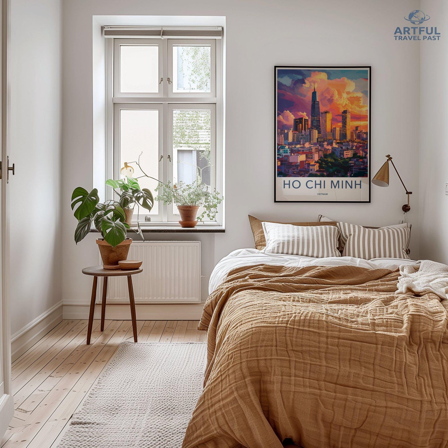 Ho Chi Minh City Poster | Vietnam Wall Art | Asia Decor