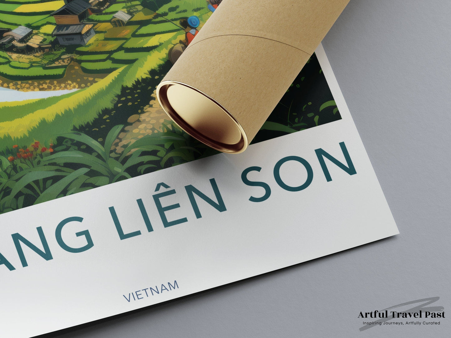 Hoang Lien Son Poster | Vietnam Wall Art | Asia Decor