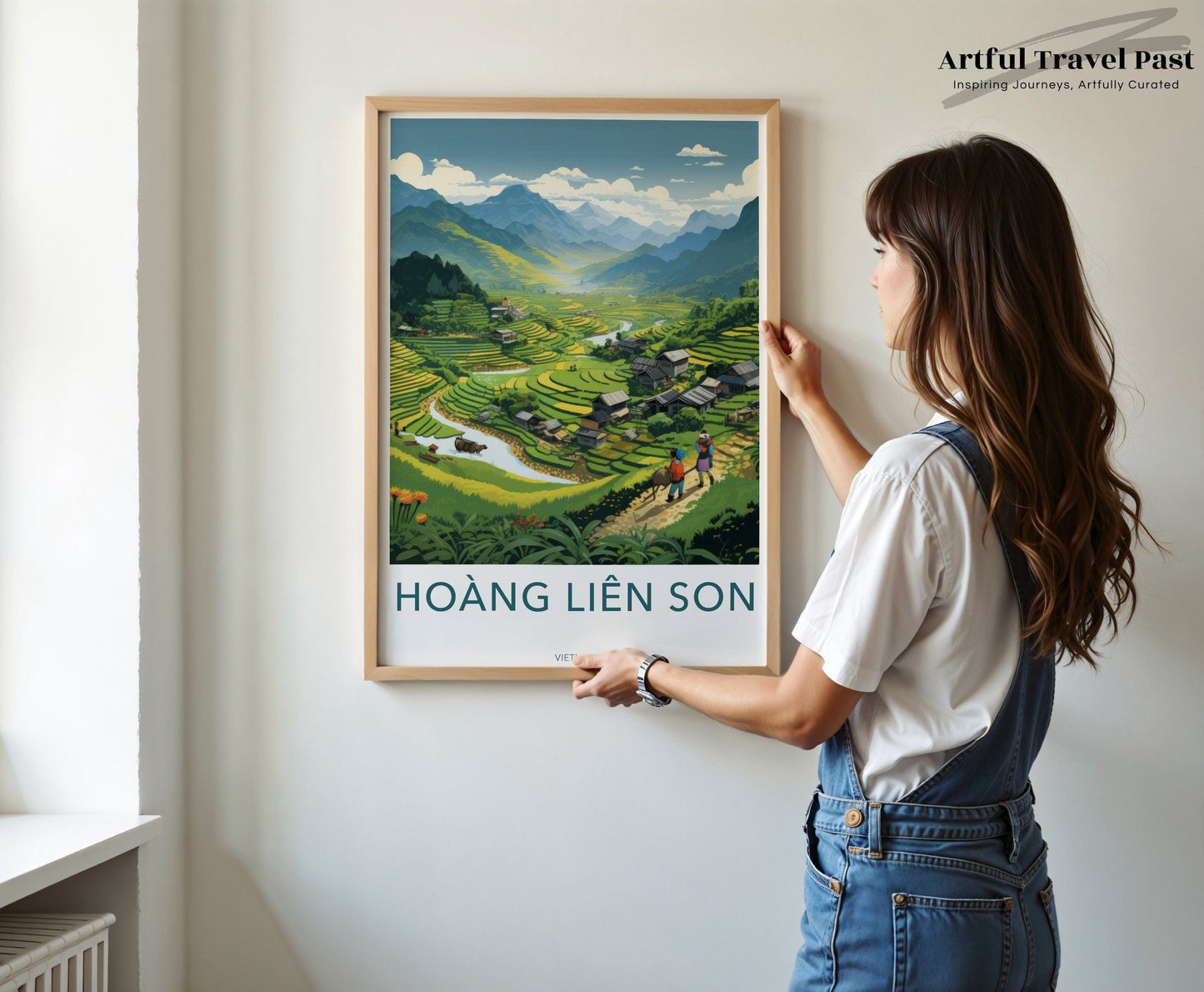 Hoang Lien Son Poster | Vietnam Wall Art | Asia Decor