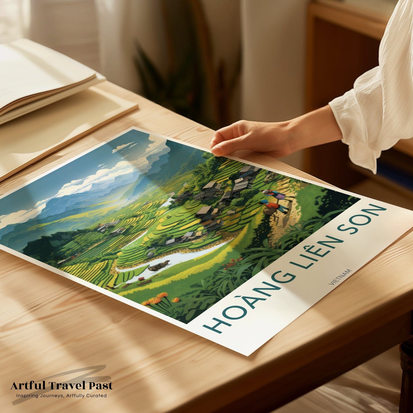 Hoang Lien Son Poster | Vietnam Wall Art | Asia Decor