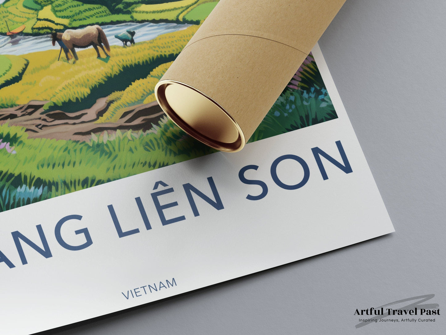 Hoang Lien Son Poster | Vietnam Wall Art | Asia Decor