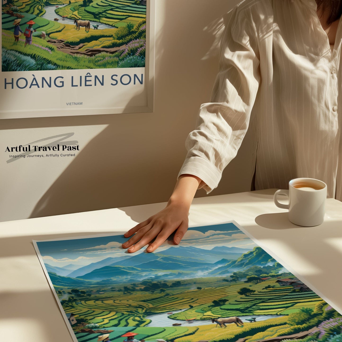 Hoang Lien Son Poster | Vietnam Wall Art | Asia Decor