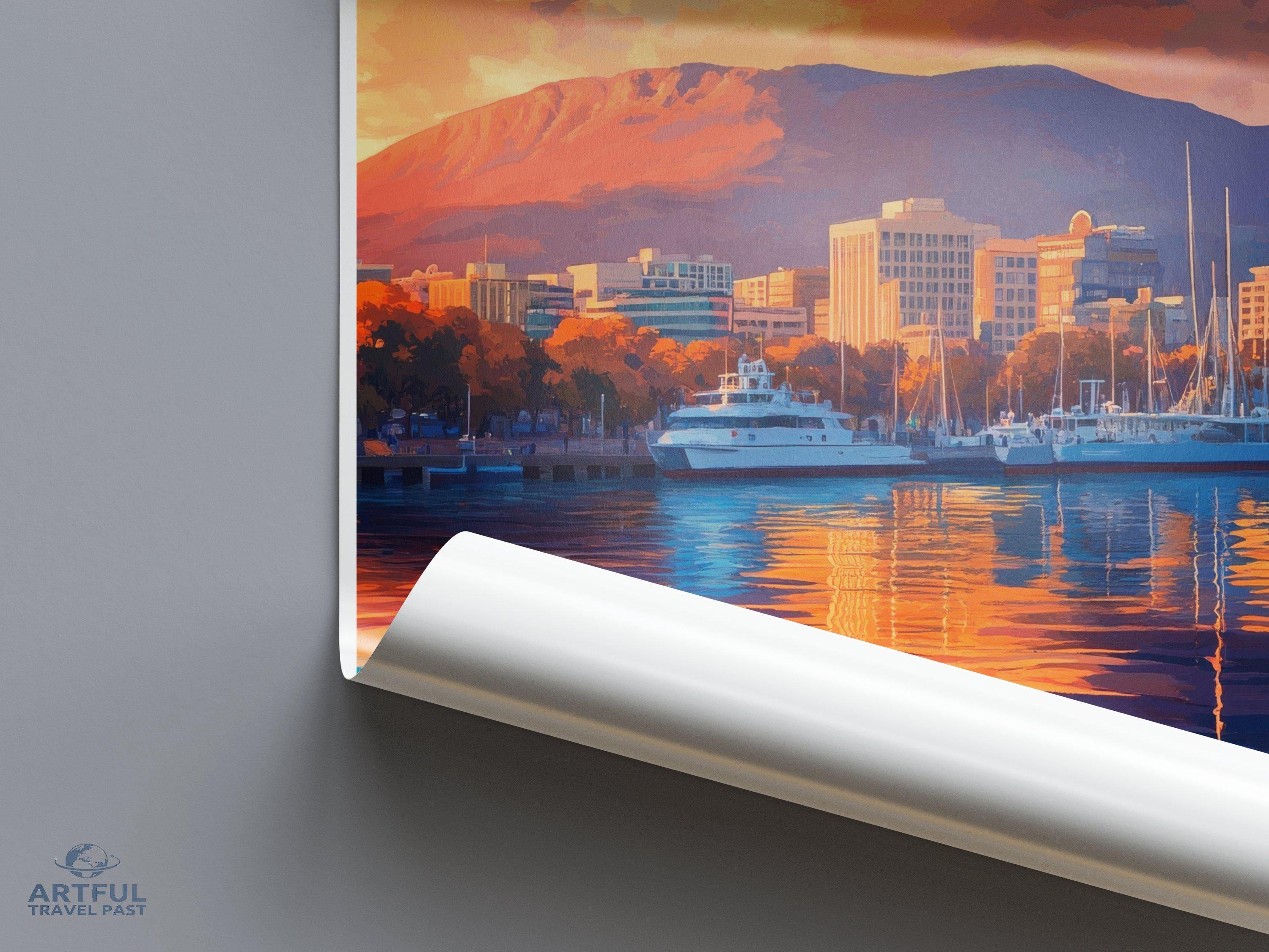 Hobart Poster - Australia Wall Art